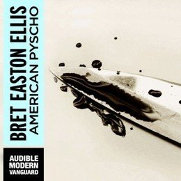 Audiobook cover of American Psycho, the 1991 book by Bret Easton Ellis.