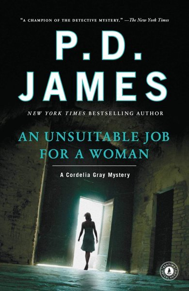 Cover of An Unsuitable Job for a Woman, the 1972 book by P.D. James