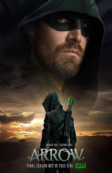 Poster of Arrow, the 2012 TV series by Greg Berlanti, Marc Guggenheim and Andrew Kreisberg