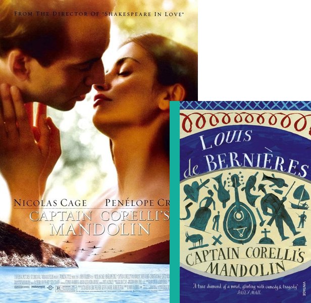Captain Corelli's Mandolin. The 2001 movie compared to the 1994 book