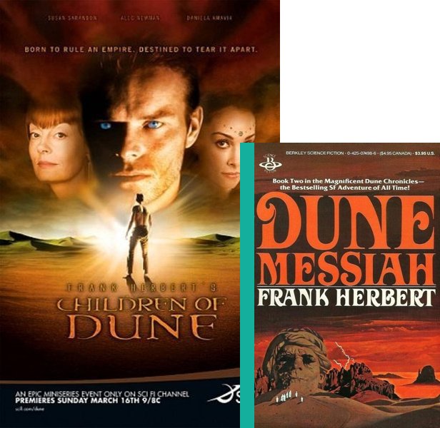 Children of Dune. The 2003 TV series compared to the 1965 book, Dune Messiah