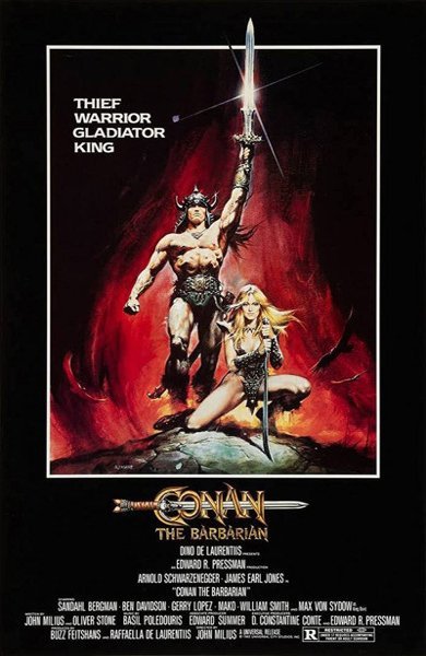 Poster of Conan the Barbarian, the 1982 movie by John Milius