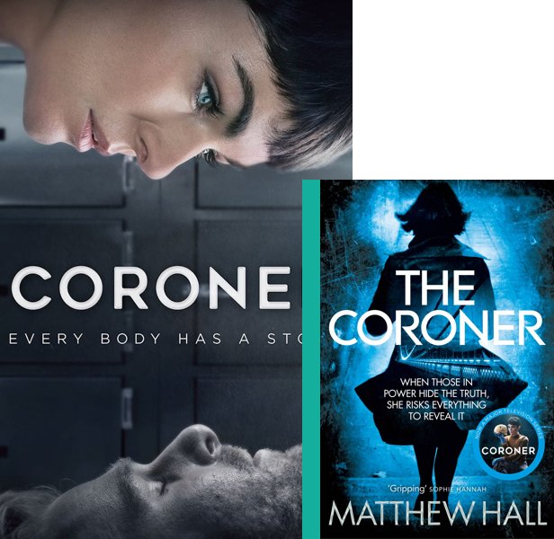 Coroner. The 2019 TV series compared to the 2009 book, The Coroner