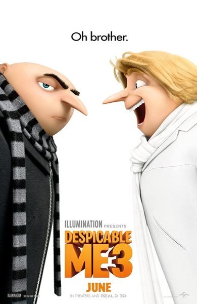 Poster of Despicable Me 3, the 2017 movie by Kyle Balda, Pierre Coffin and Eric Guillon