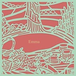 Audiobook cover of Emma, the 1815 book by Jane Austen.