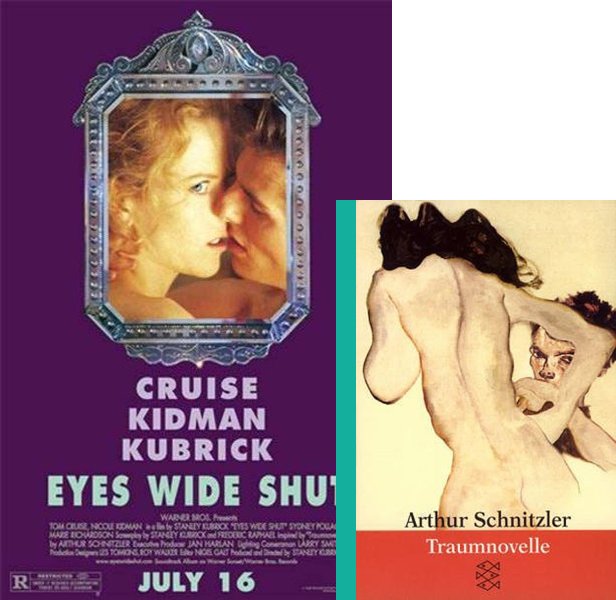 Eyes Wide Shut. The 1999 movie compared to the 1926 book, Dream Story