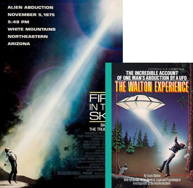 Fire in the Sky. The 1993 movie compared to the 1978 book, The Walton Experience