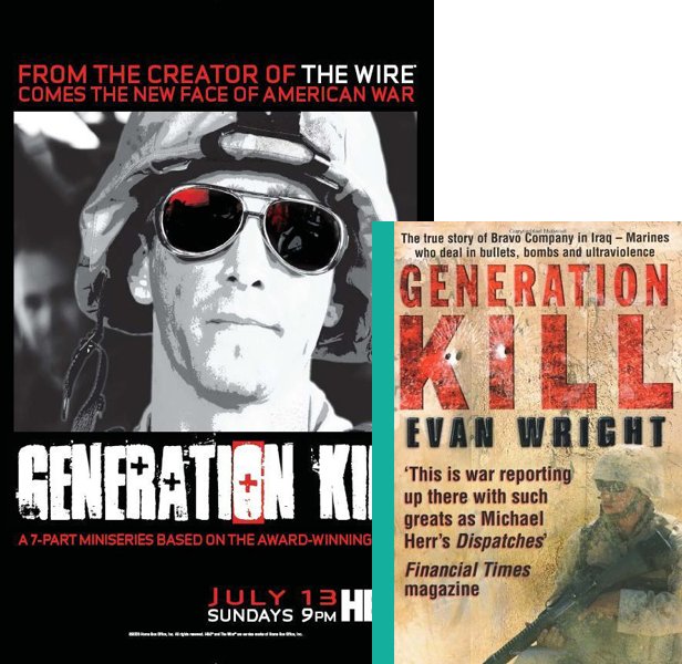 Generation Kill. The 2008 TV series compared to the 2004 book