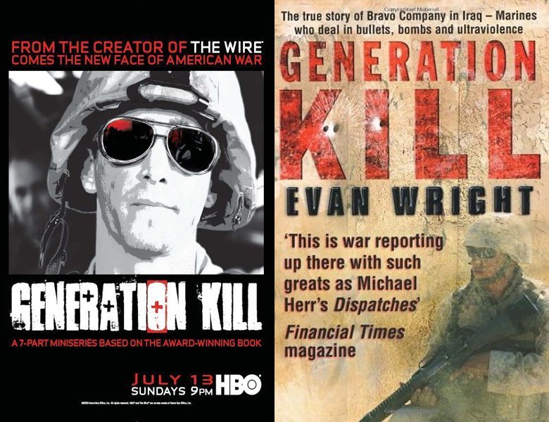 Generation Kill (2008) The book vs the TV series
