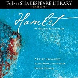 Audiobook cover of Hamlet, the 1603 book by William Shakespeare.