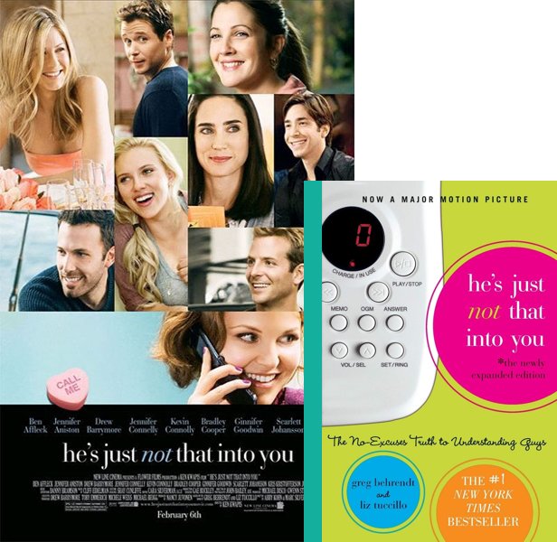 He's Just Not That Into You. The 2009 movie compared to the 2004 book