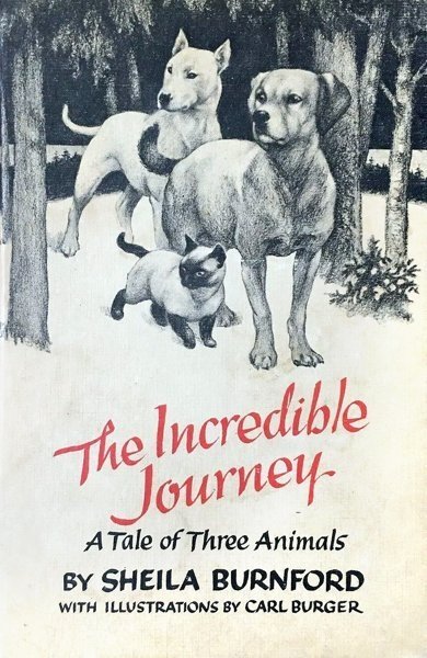 Cover of The Incredible Journey, the 1960 book by Sheila Burnford