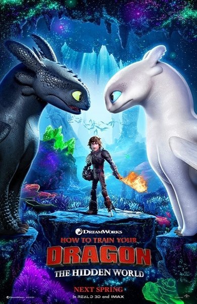 Poster of How to Train Your Dragon: The Hidden World, the 2019 movie by Dean DeBlois