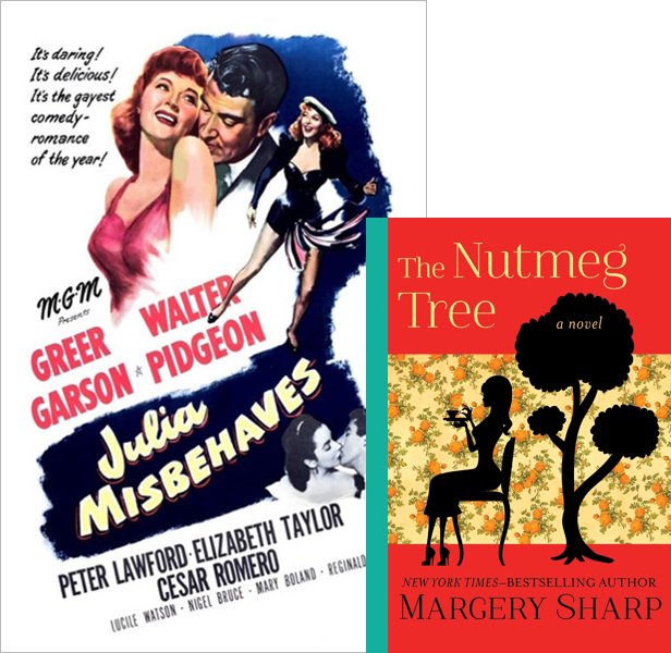 Julia Misbehaves. The 1948 movie compared to the 1937 book, The Nutmeg Tree