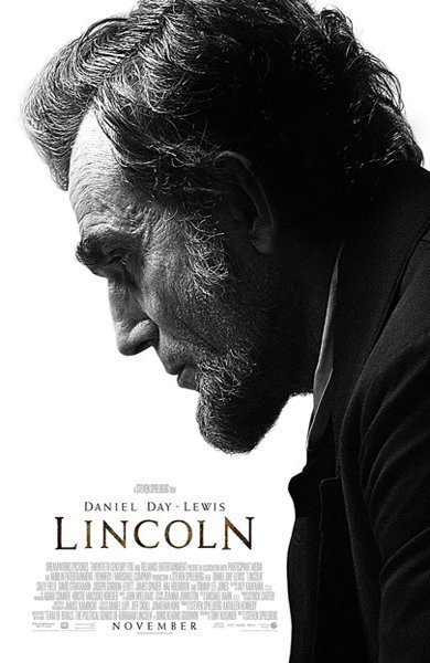 Poster of Lincoln, the 2012 movie by Steven Spielberg