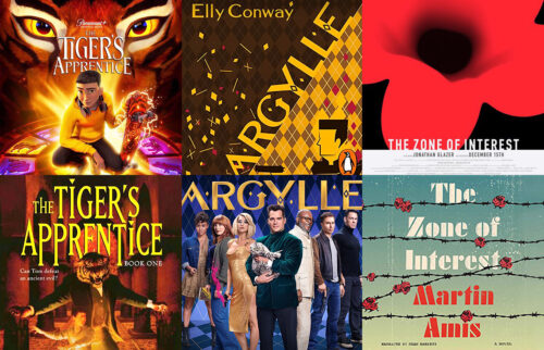 February 2: What to watch in Theaters or Streaming and its related readings. Posters composition.