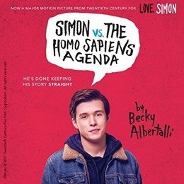 Audiobook cover of Simon vs. the Homo Sapiens Agenda, the 2015 book by Becky Albertalli.