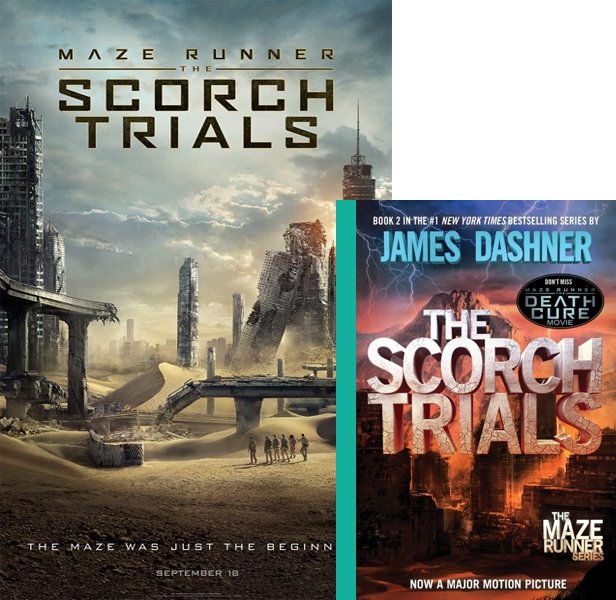 Maze Runner: The Scorch Trials. The 2015 movie compared to the 2010 book, The Scorch Trials