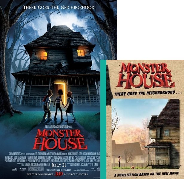 Monster House. The 2006 movie compared to the movie novelization