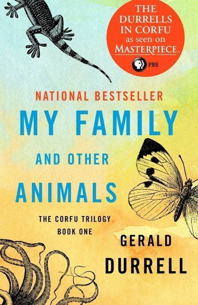 Cover of My Family and Other Animals, the 1956 book by Gerald Durrell