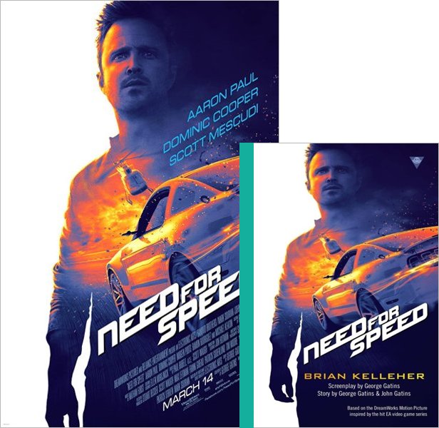 Need for Speed. The 2014 movie compared to the movie novelization