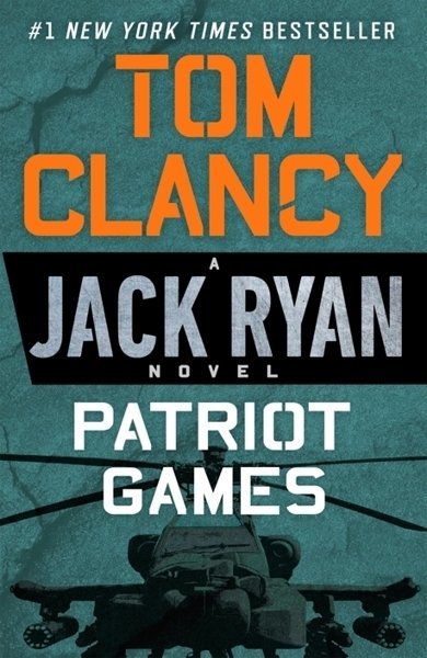 Cover of Patriot Games, the 1987 book by Tom Clancy