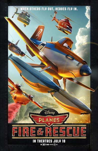 Poster of Planes: Fire & Rescue, the 2014 movie by Roberts Gannaway