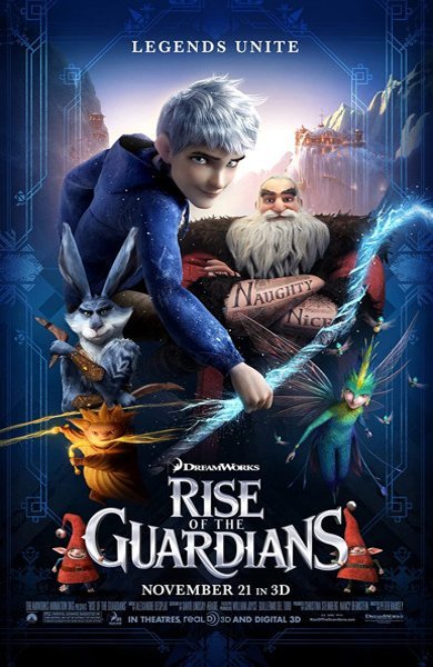 Poster of Rise of the Guardians, the 2012 movie by Peter Ramsey
