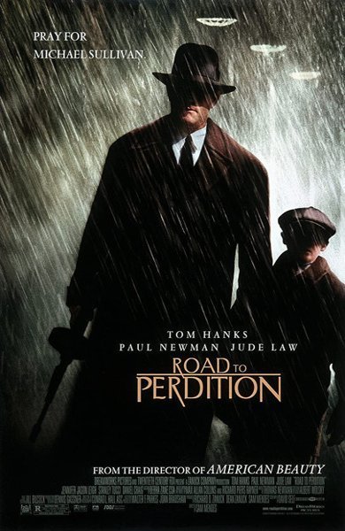 Poster of Road to Perdition, the 2002 movie by Sam Mendes