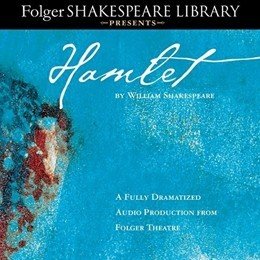Audiobook cover of Hamlet, the 1603 book by William Shakespeare.