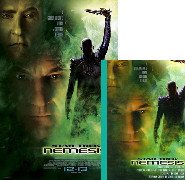 Star Trek: Nemesis. The 2002 movie compared to the movie novelization