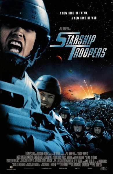Poster of Starship Troopers, the 1997 movie by Paul Verhoeven