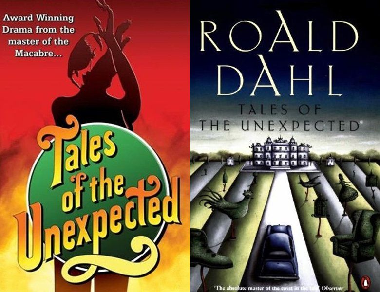 Tales of the Unexpected. Poster of the 1979 TV series and cover of the 1979 book