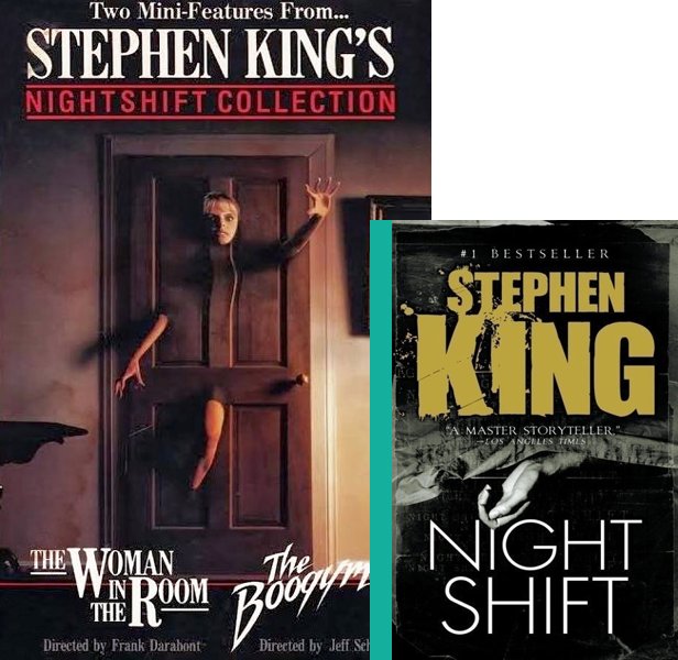 The Boogeyman (1982) Movie poster and book cover compared.