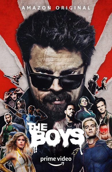 Poster of The Boys, the 2019 TV series by Eric Kripke