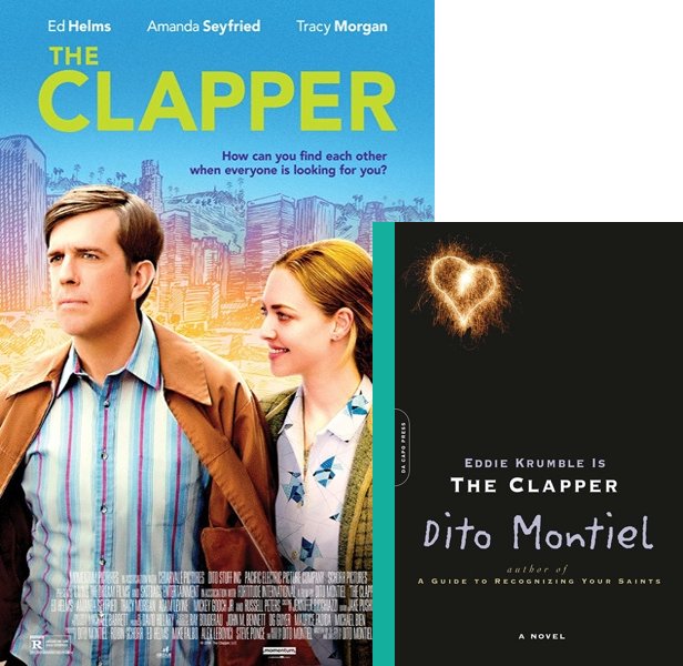 The Clapper. The 2017 movie compared to the 2007 book, Eddie Krumble Is the Clapper