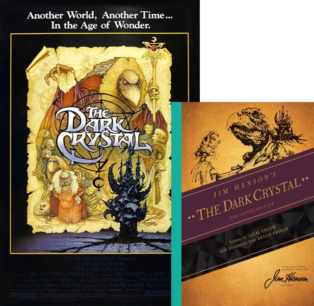 The Dark Crystal. The 1982 movie compared to the movie novelization