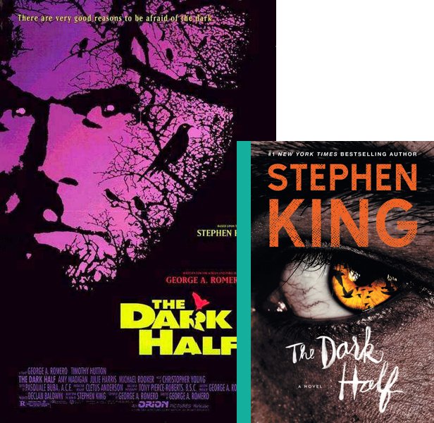 The Dark Half. The 1993 movie compared to the 1989 book