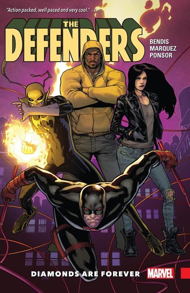 Cover of The Defenders, the 2017 comic book by Brian Michael Bendis and David Marquez