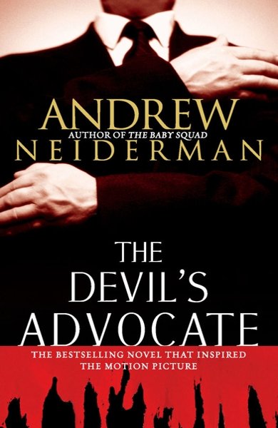 Cover of The Devil's Advocate, the 1990 book by Andrew Neiderman
