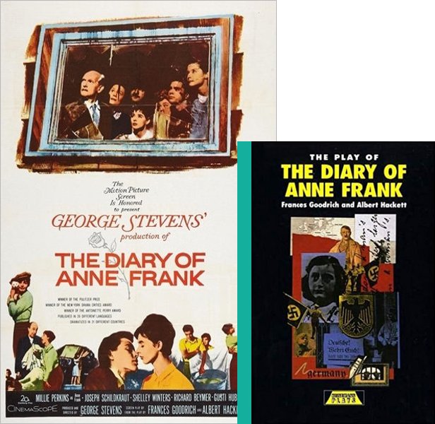 The Diary of Anne Frank. The 1959 movie compared to the 1955 book