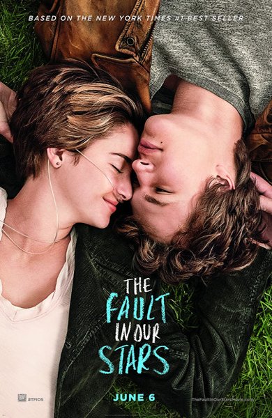 Poster of The Fault in Our Stars, the 2014 movie by Josh Boone
