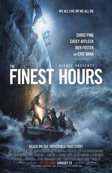 Poster of The Finest Hours, the 2016 movie by Craig Gillespie