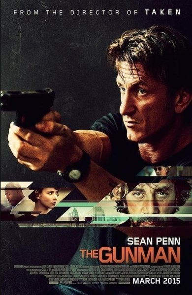 Poster of The Gunman, the 2015 movie by Pierre Morel