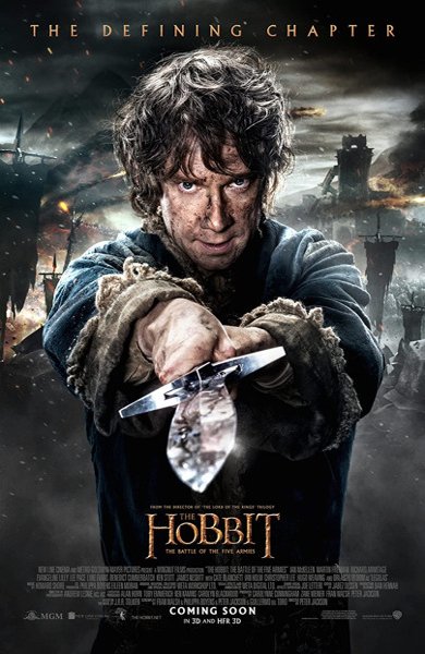 Poster of The Hobbit: The Battle of the Five Armies, the 2014 movie by Peter Jackson