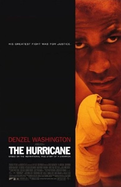 Poster of The Hurricane, the 1999 movie by Norman Jewison