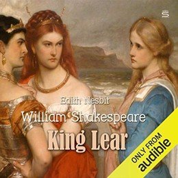 Audiobook cover of King Lear, the 1605 book by William Shakespeare.