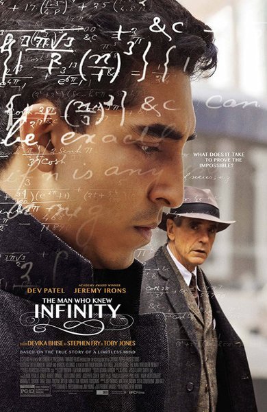 Poster of The Man Who Knew Infinity, the 2015 movie by Matt Brown
