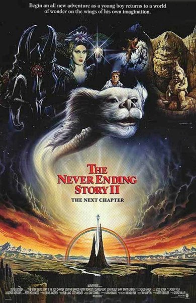 Poster of The NeverEnding Story II: The Next Chapter, the 1990 movie by George Miller