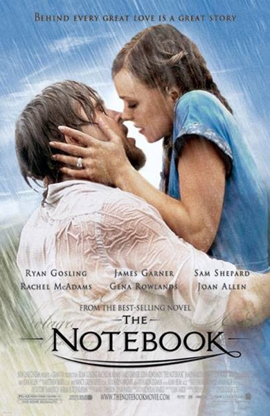 Poster of The Notebook, the 2004 movie by Nick Cassavetes
